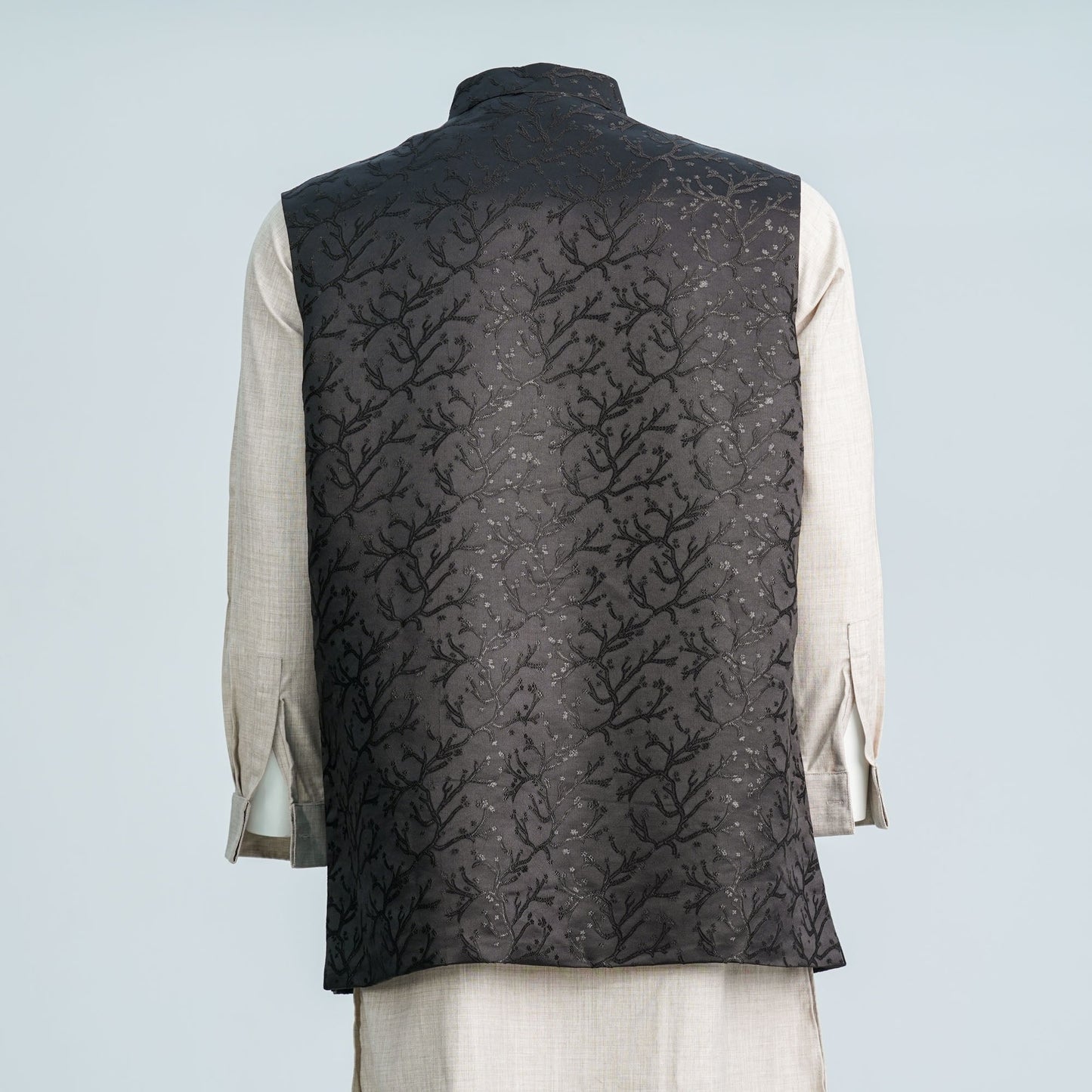 Mens Jet Black Vest