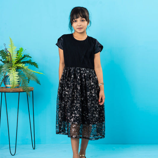Girls Frock- Black