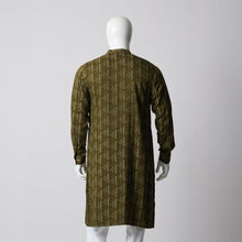 Load image into Gallery viewer, MENS PANJABI-OLIVE
