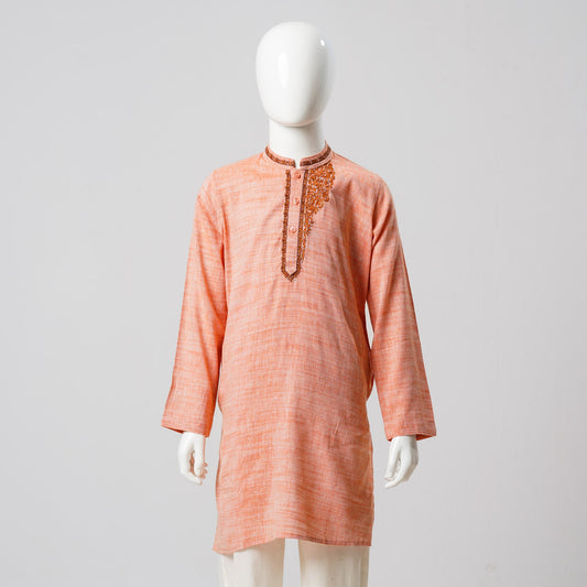 Boys Orange Panjabi