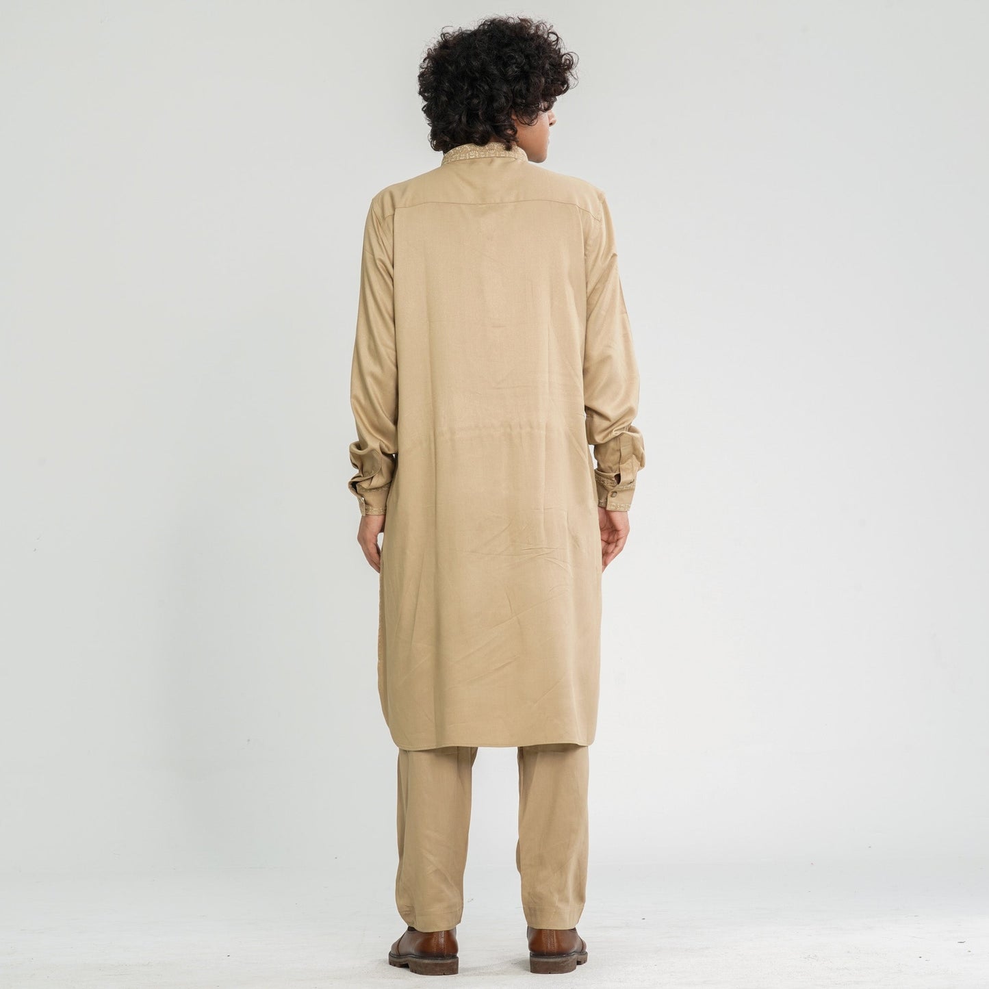 Men’s Bronze Embroidered Kabli