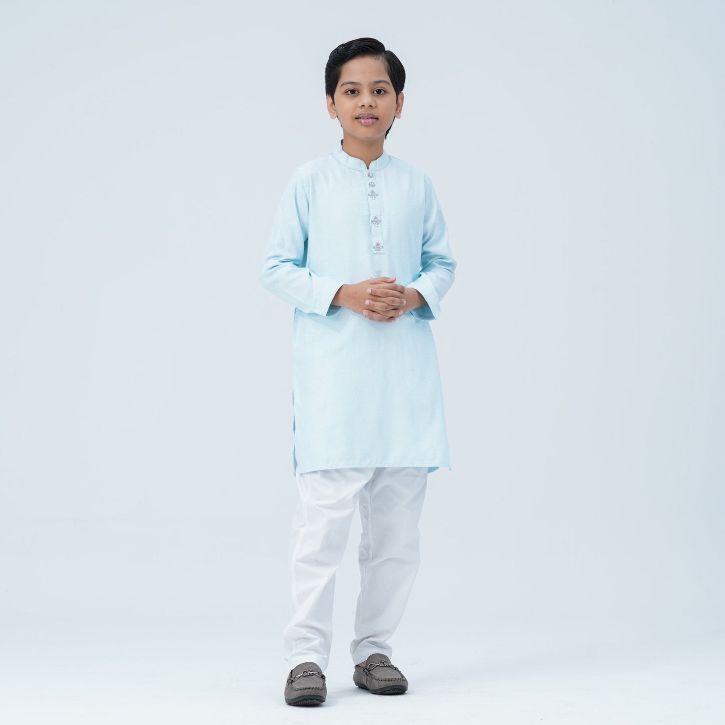 Boy's Sky Blended Panjabi