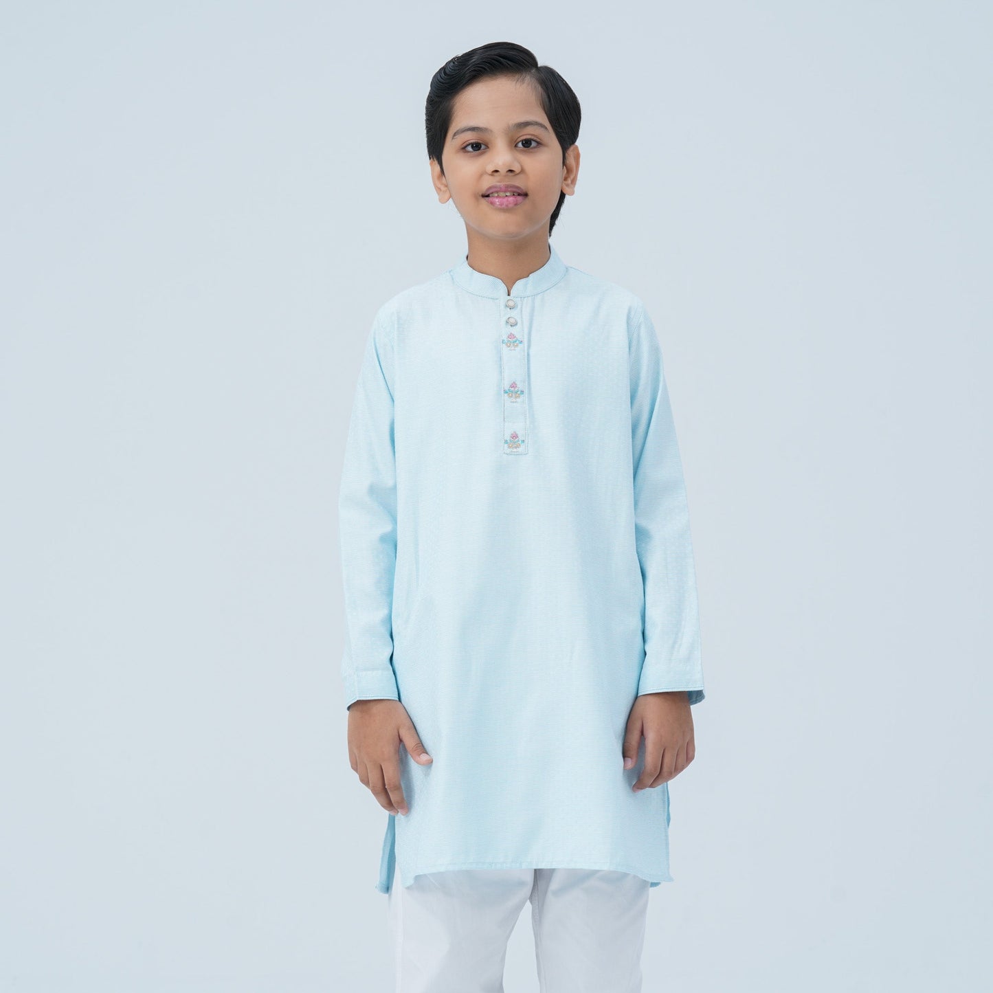 Boy's Sky Blended Panjabi