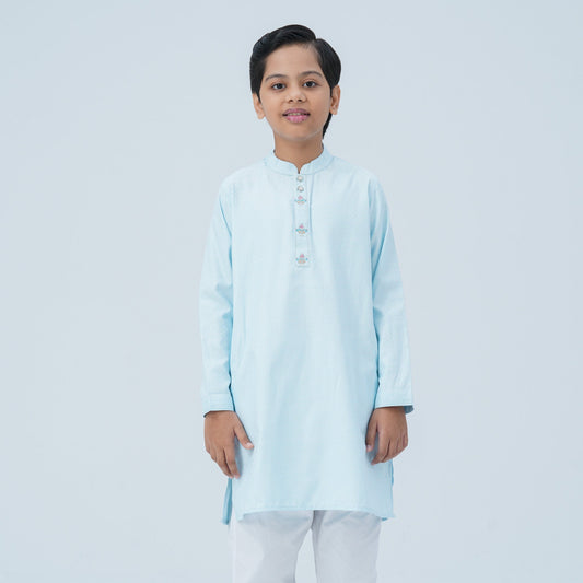 Boy's Sky Blended Panjabi