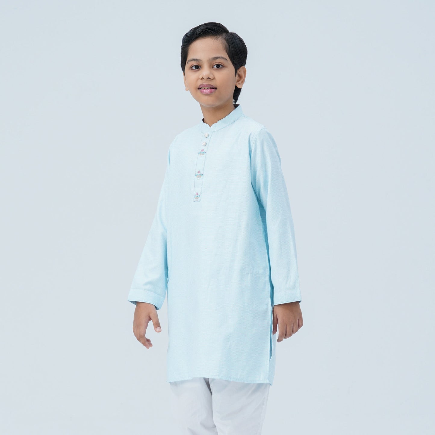 Boy's Sky Blended Panjabi