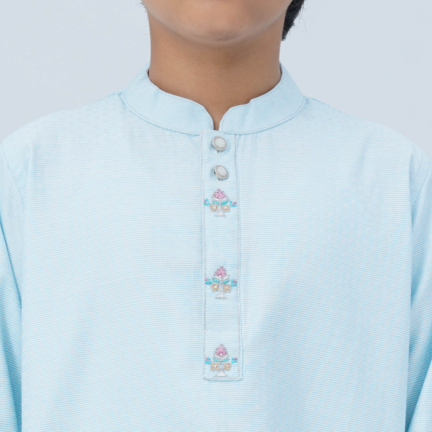 Boy's Sky Blended Panjabi