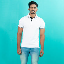 Load image into Gallery viewer, Men&#39;s White Polo
