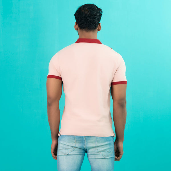 Men's Light Pink Polo