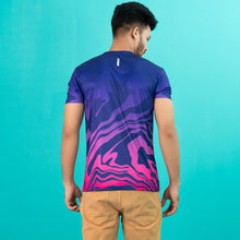 Load image into Gallery viewer, Men&#39;s Purple Printed T-Shirt
