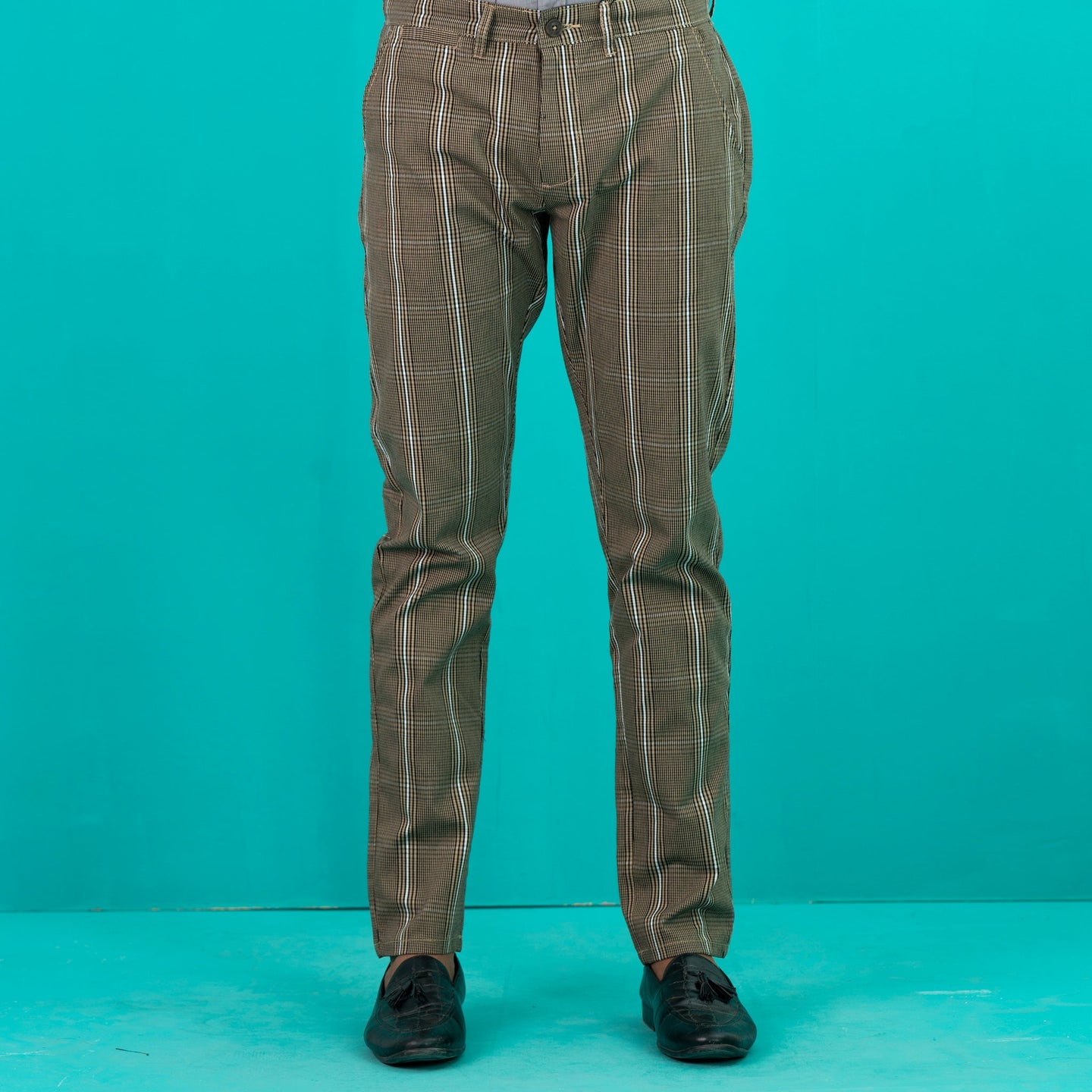 Mens Cino Pant- Brown/Black