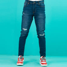 Load image into Gallery viewer, Men&#39;s Dark Denim Pants
