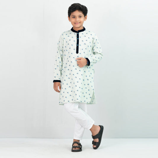 Boys Panjabi- Sea Green