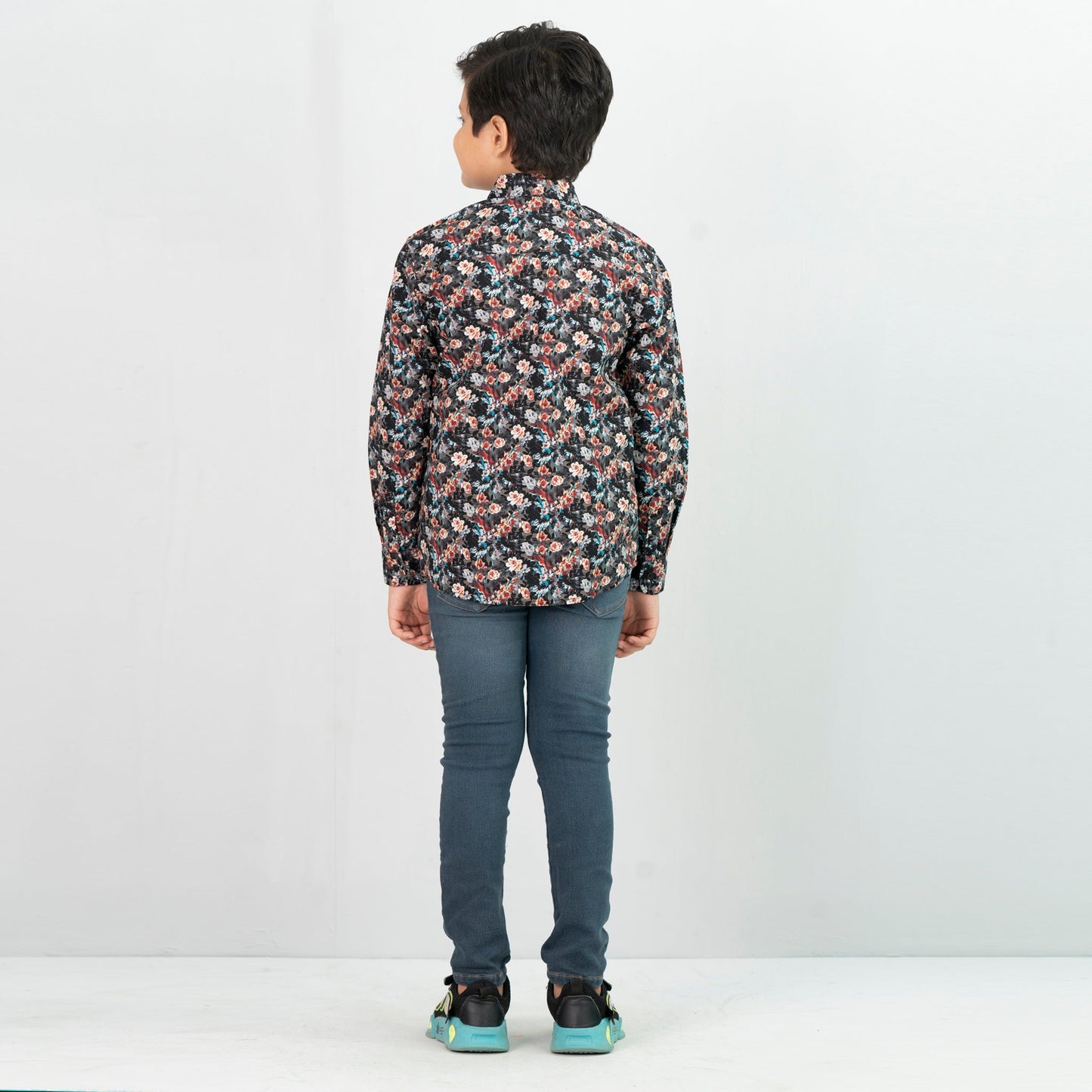Boys Casual Shirt- Chocolate