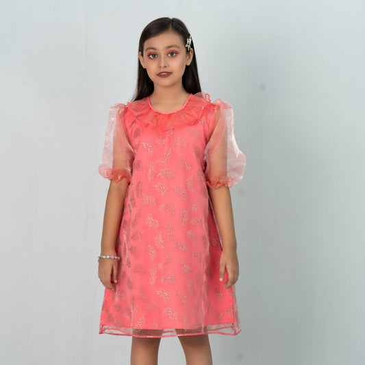 Girls Tunic- Red Peach