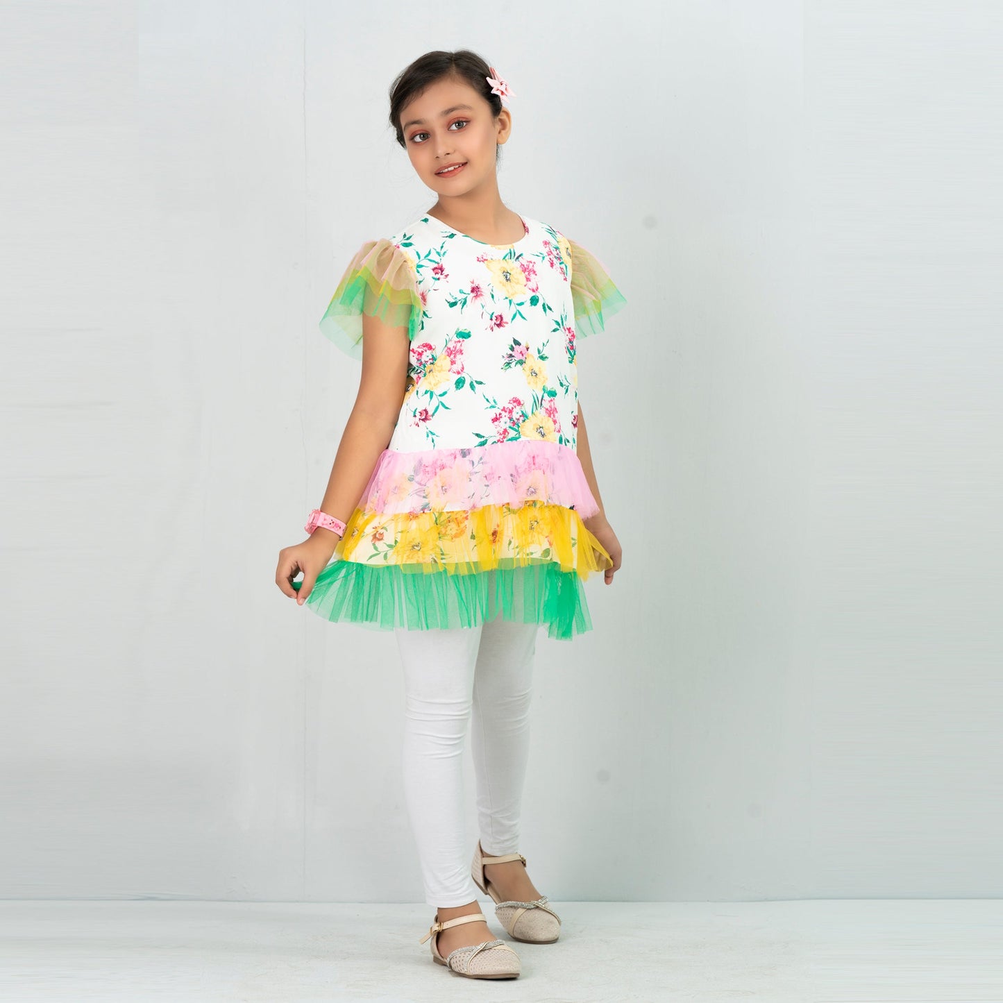 Girls Tunic- White