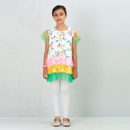 Girls Tunic- White