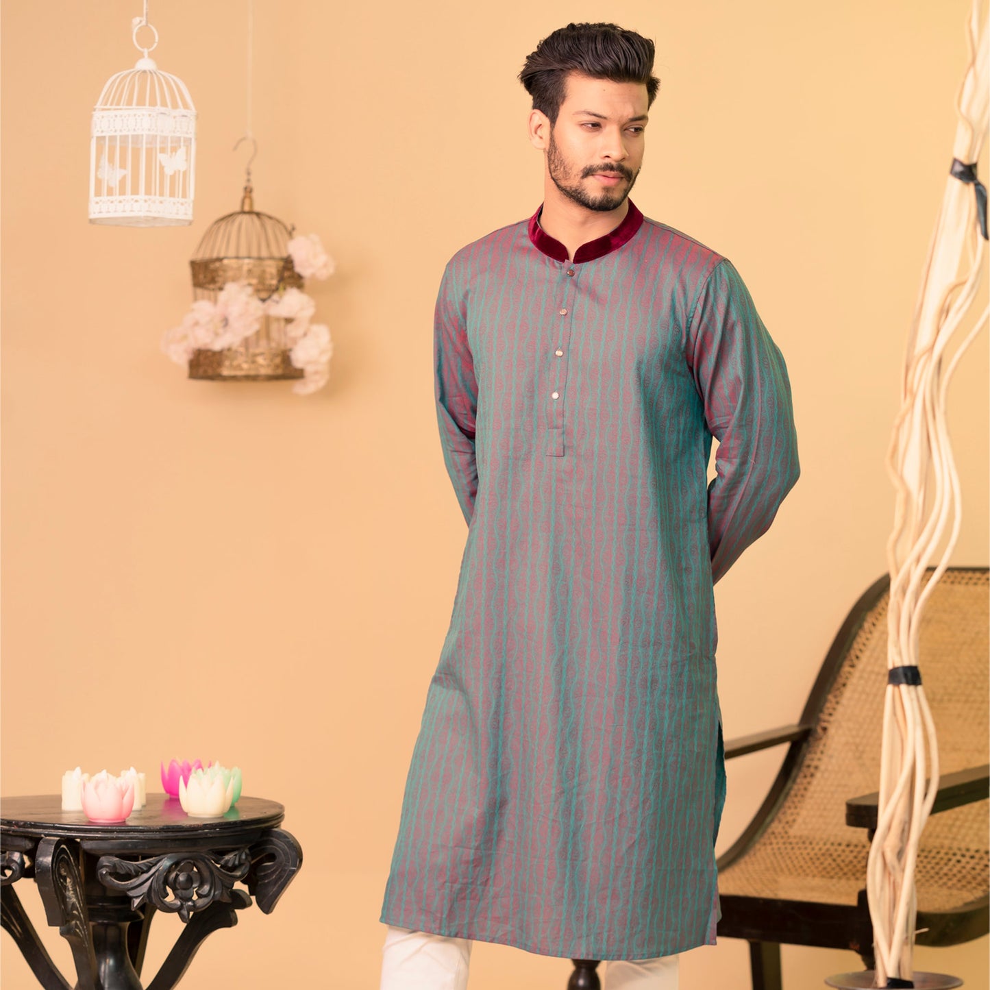 Mens Panjabi-Peast