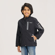 Load image into Gallery viewer, Boys Black Bomber Jacket
