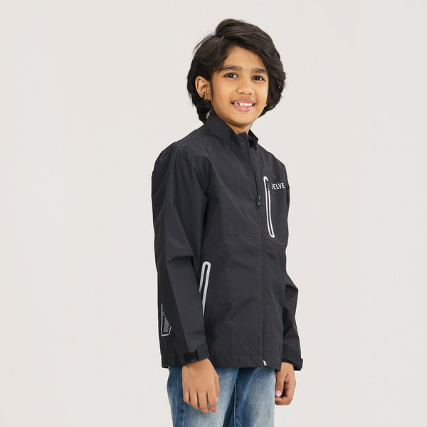 Boys Black Bomber Jacket