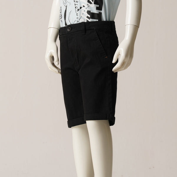 BOYS SHORT PANT-BLACK 1