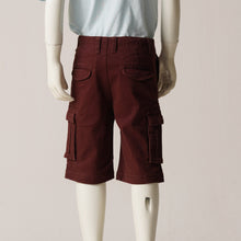 Load image into Gallery viewer, SHORT CARGO PANT-MAROON 1
