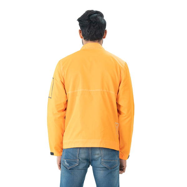 MENS BOMBER JACKET- ORANGE