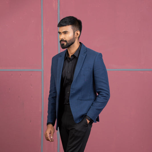 Mens Blazer- Deep Blue