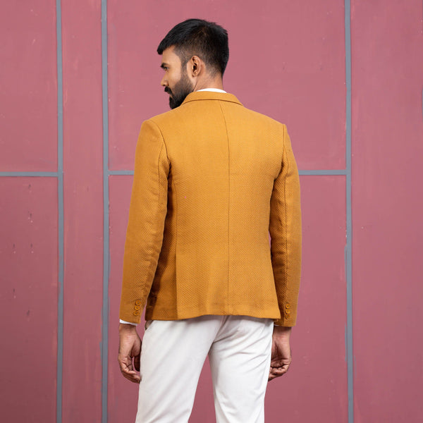 MENS BLAZER- RUSSET