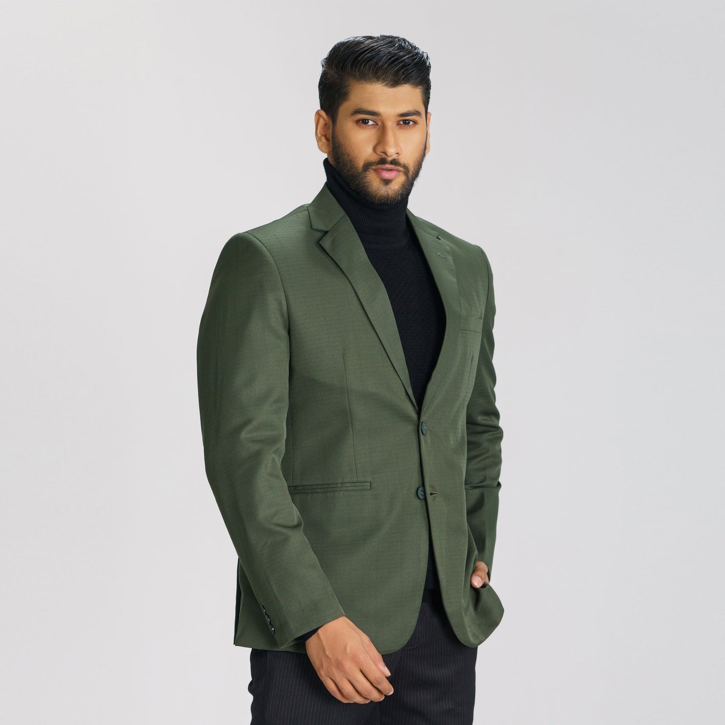 Mens Deep Green Blazer