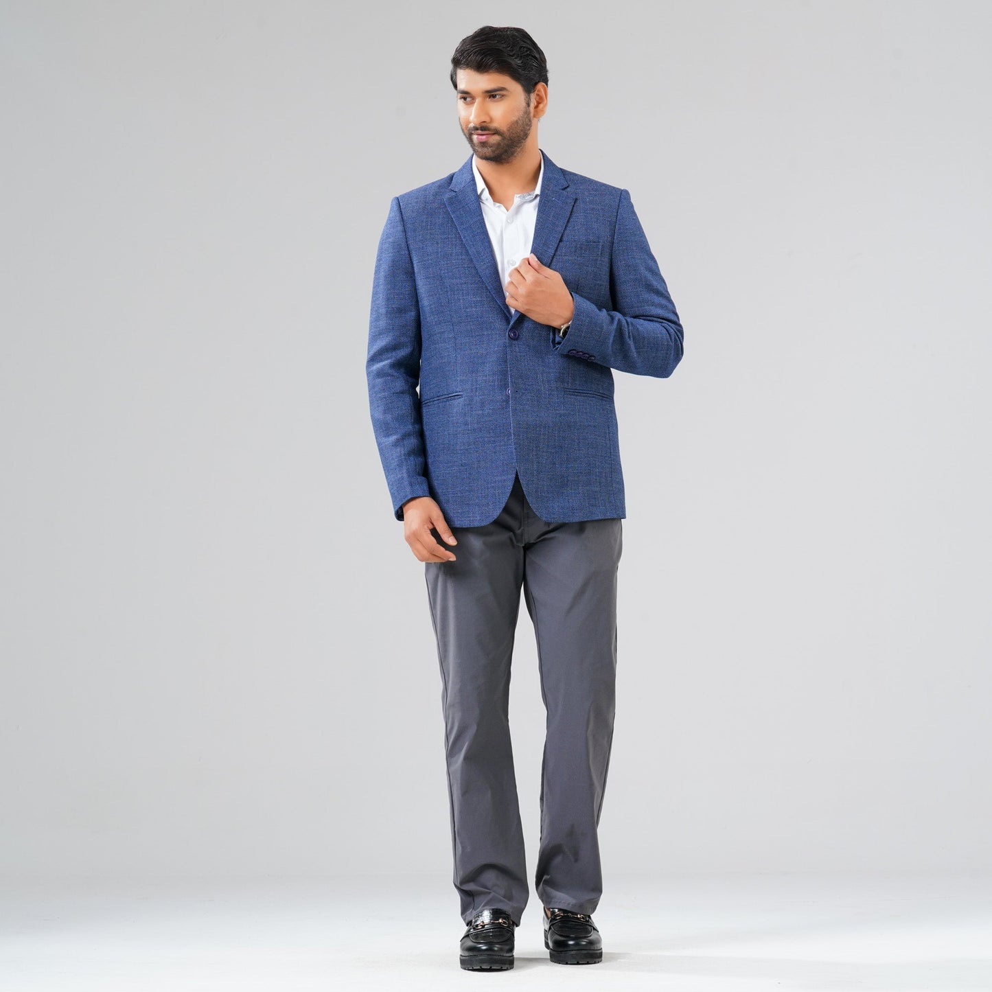 Men Blue Blazer