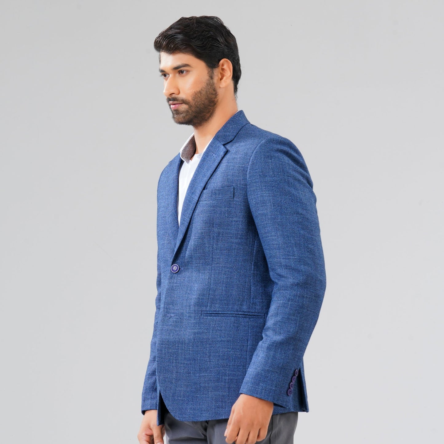 Men Blue Blazer