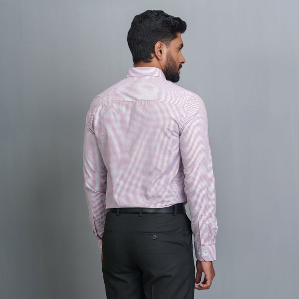 Men's Pink Check Shirt