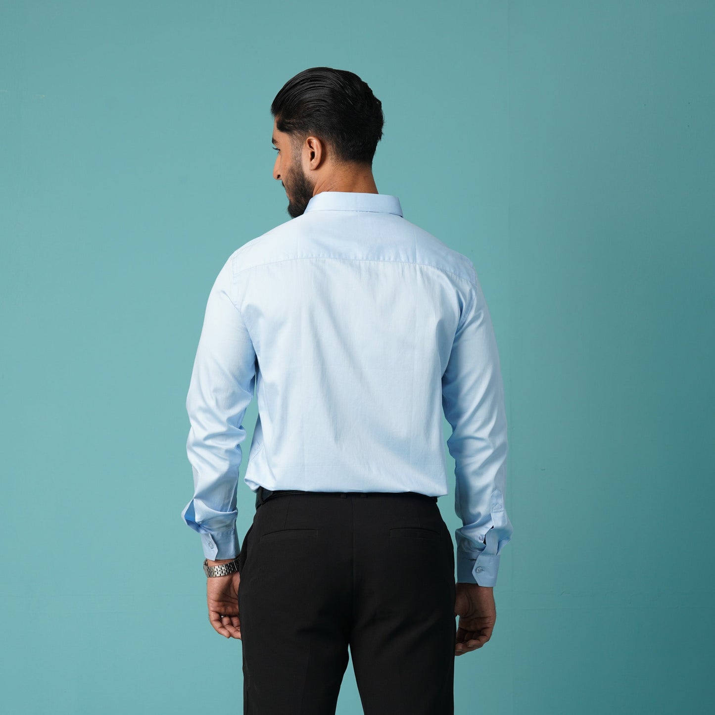 Mens Formal Shirt-Sky Blue
