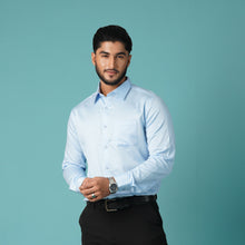 Load image into Gallery viewer, Men&#39;s Sky-Blue Formal Shirt
