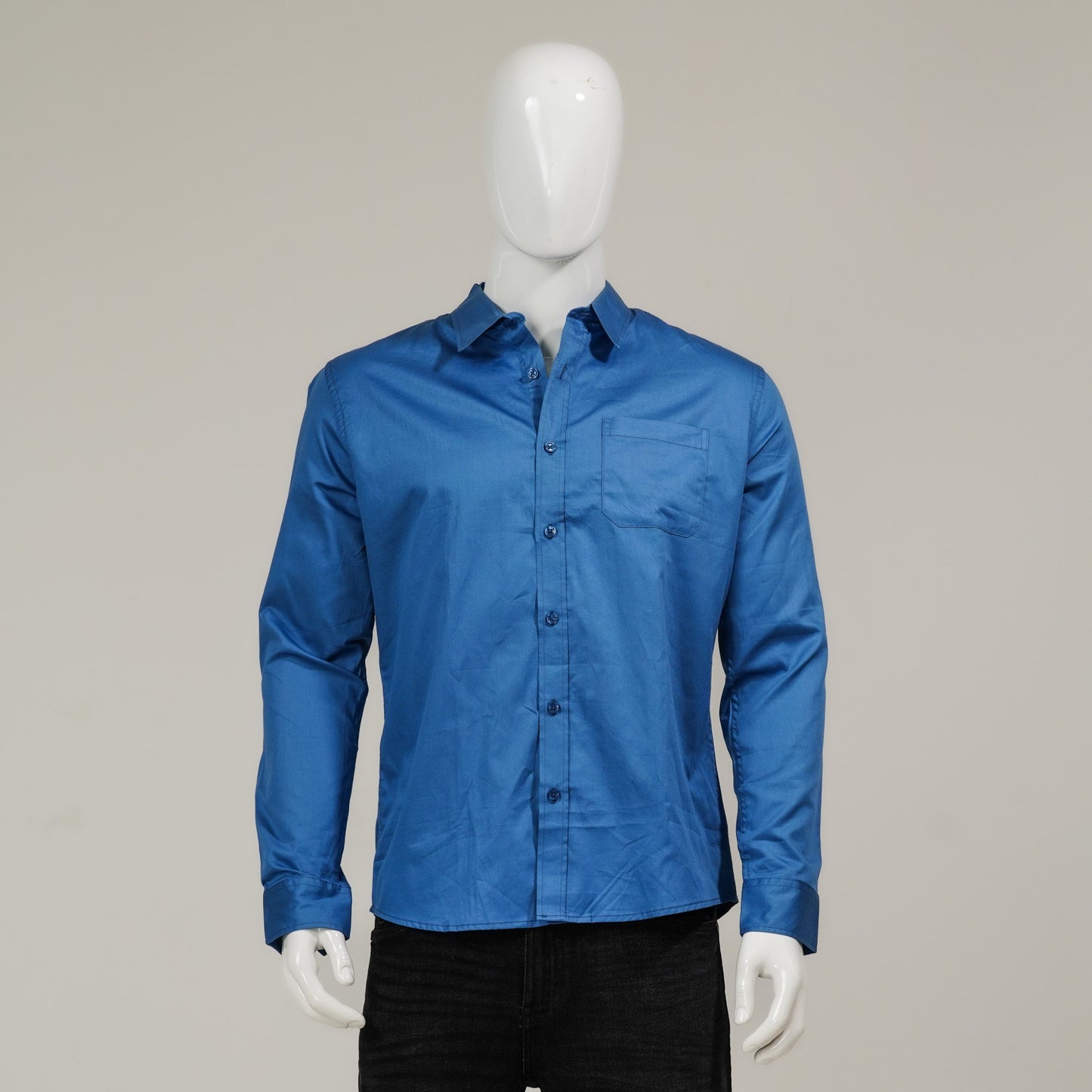 Mens Blue Formal Shirt