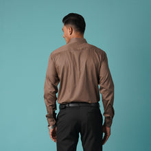 Load image into Gallery viewer, Men&#39;s Brown Formal Shirt
