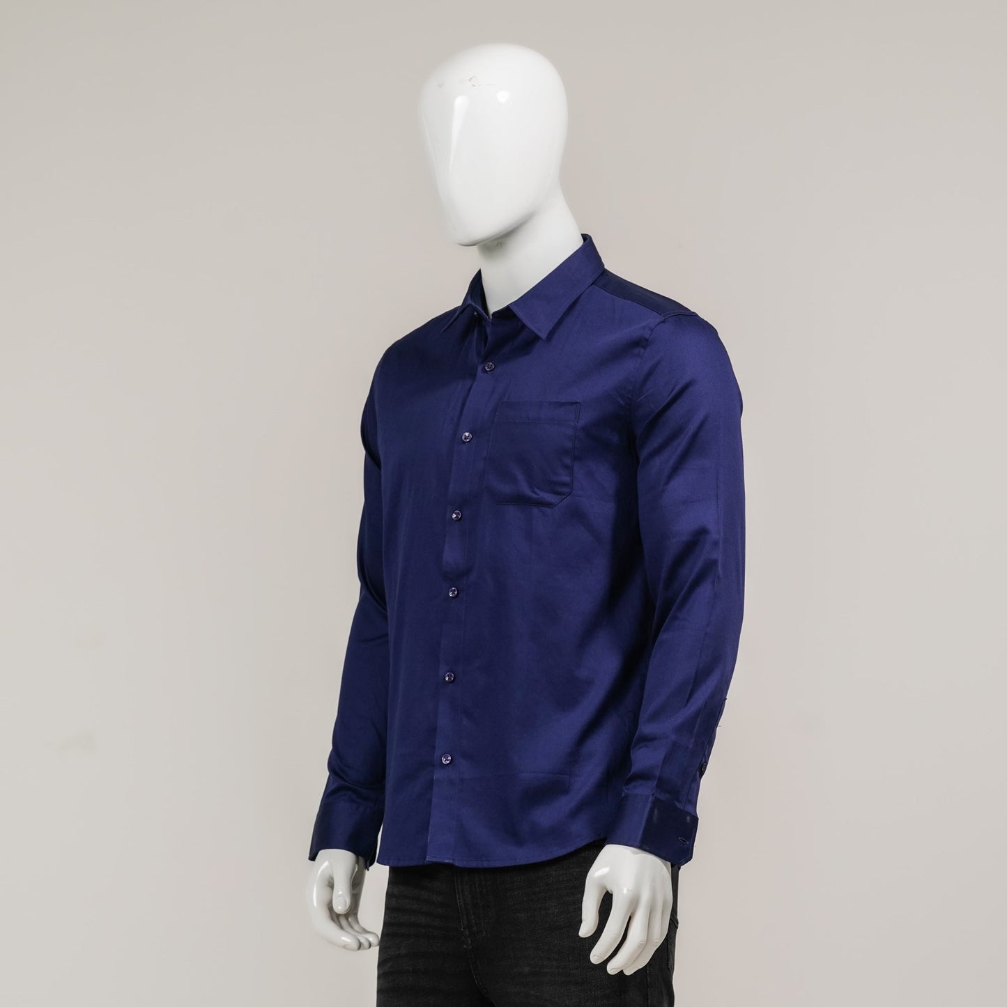 Mens Blue Formal Shirt