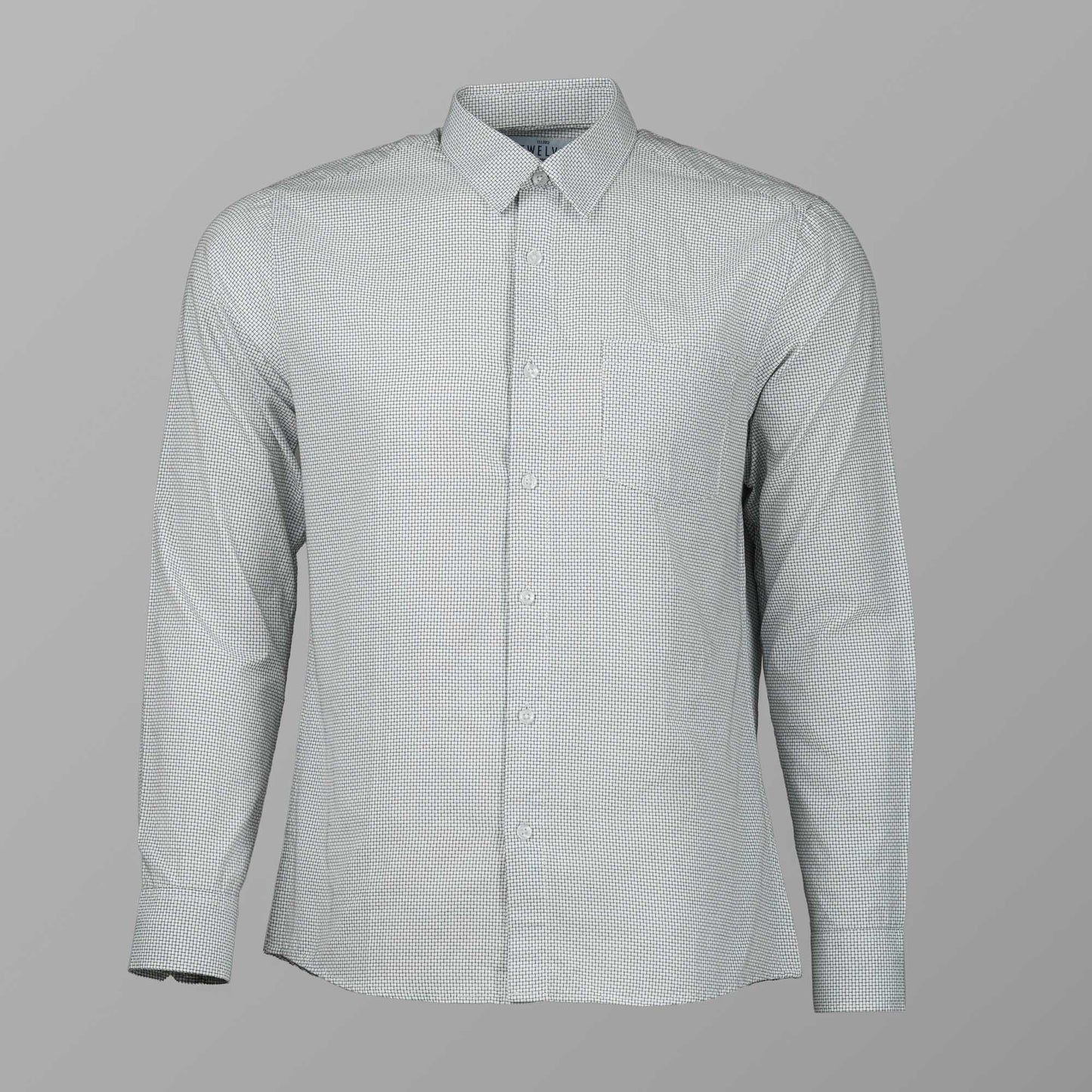 Mens Black Check Formal Shirt