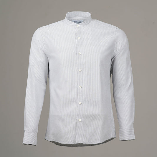 Mens Ash Strip Formal Shirt