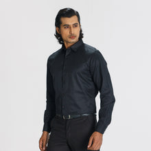 Load image into Gallery viewer, MENS FORMAL SHIRT-BLACK
