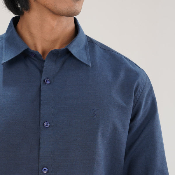 MENS FORMAL SHIRT-NAVY