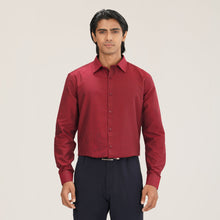 Load image into Gallery viewer, MENS FORMAL SHIRT-MAROON
