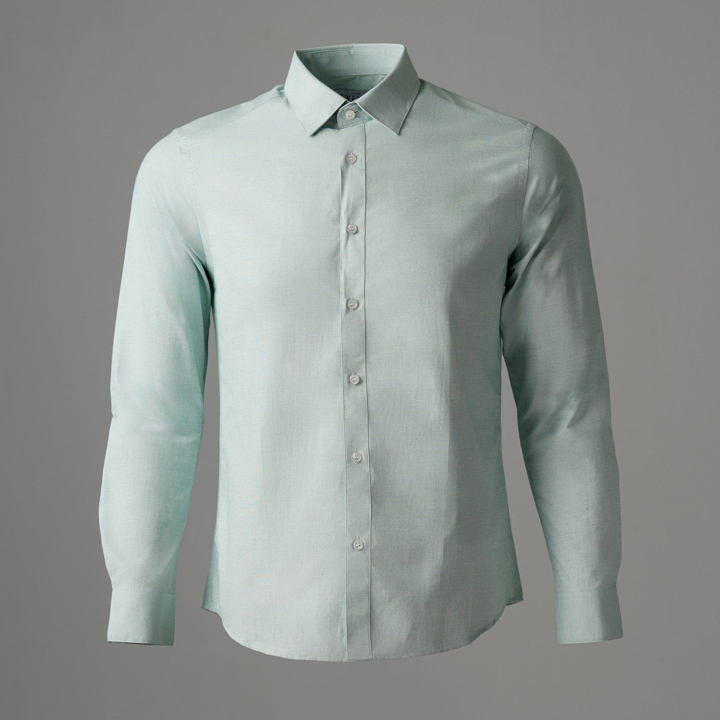Mens Mint Green Formal Shirt