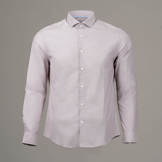 Mens Maroon Formal Shirt