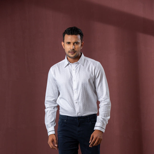 Men's White Formal Shirt