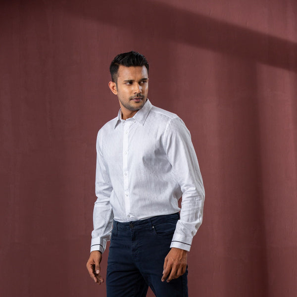 Men's White Formal Shirt