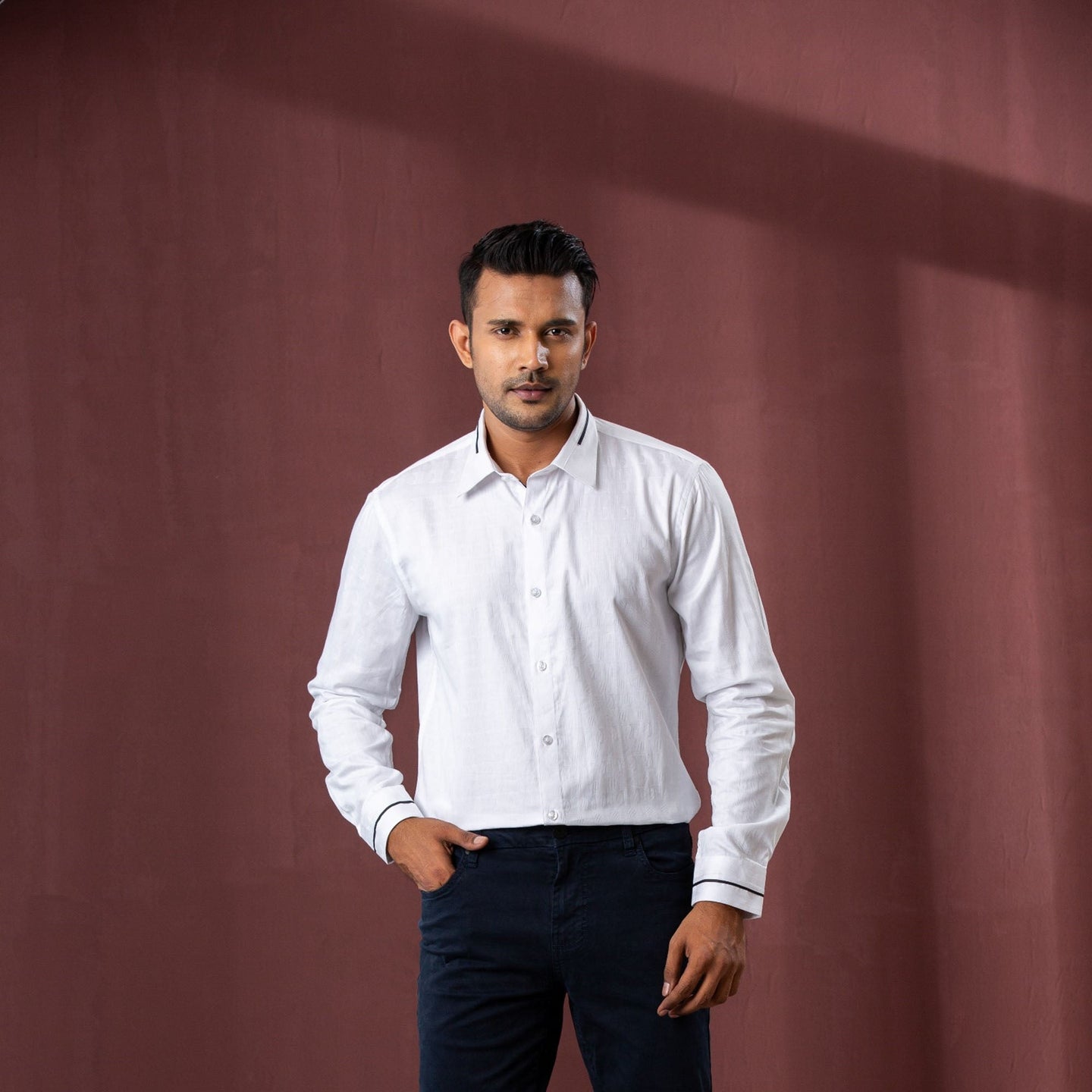 Men's White Formal Shirt