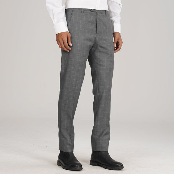 MENS FORMAL PANT-ASH