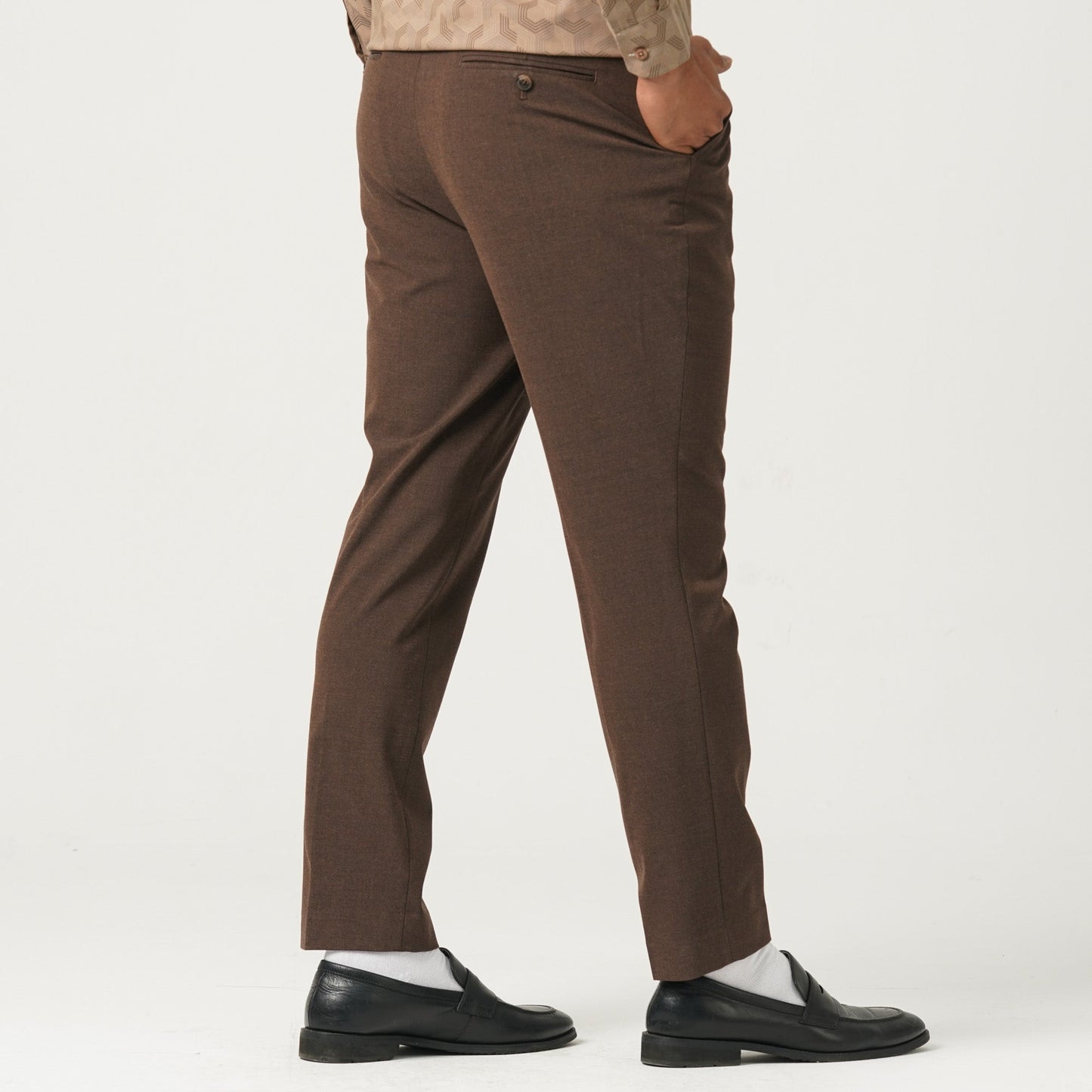 Men's Formal Pant=COFFEE