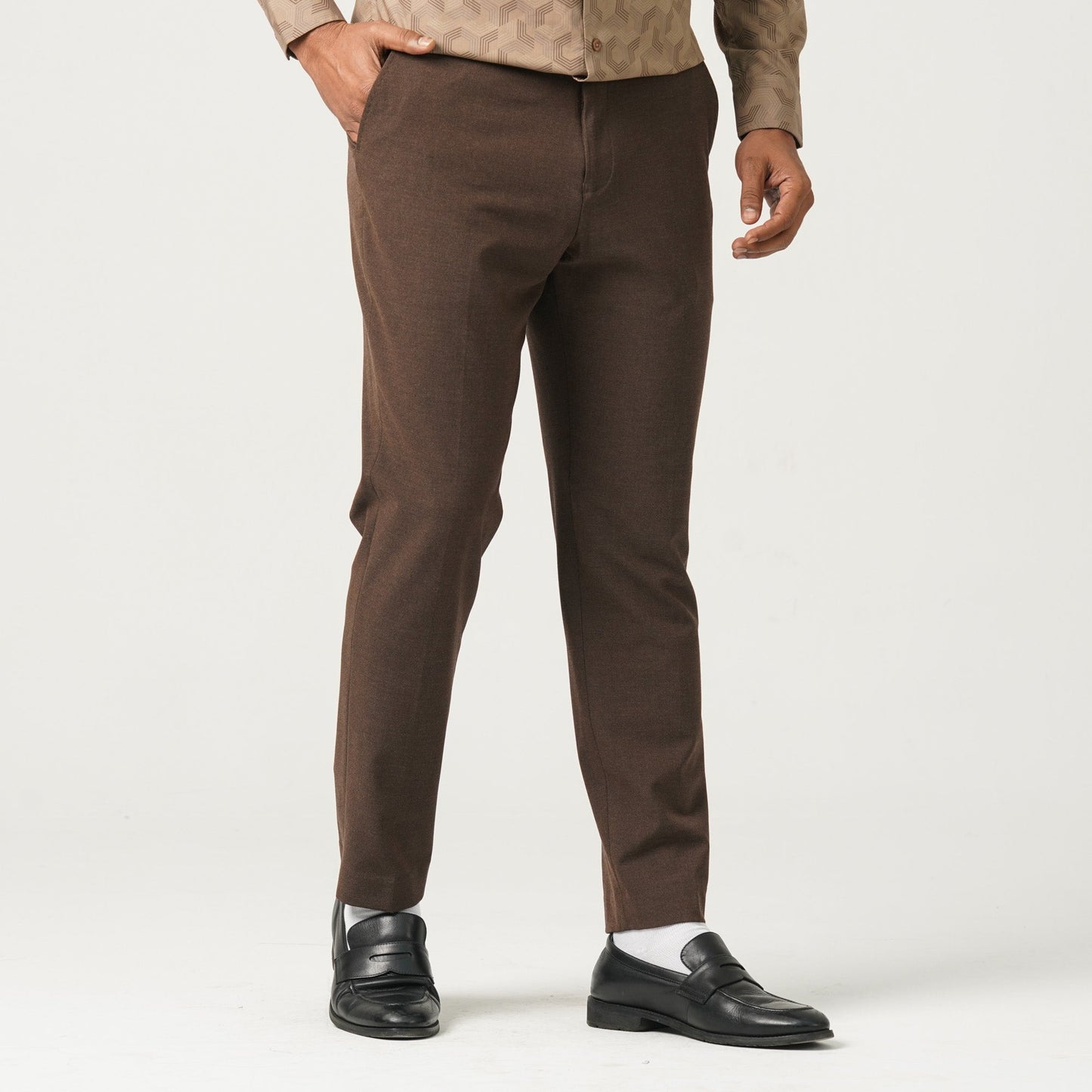Men's Formal Pant=COFFEE